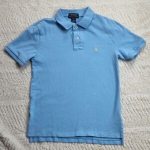 Polo Ralph Lauren Kids Size Medium 10-12 Blue Polo Shirt